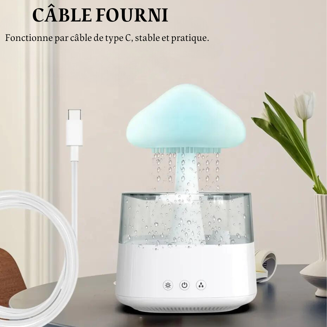 Humidificateur nuage de pluie